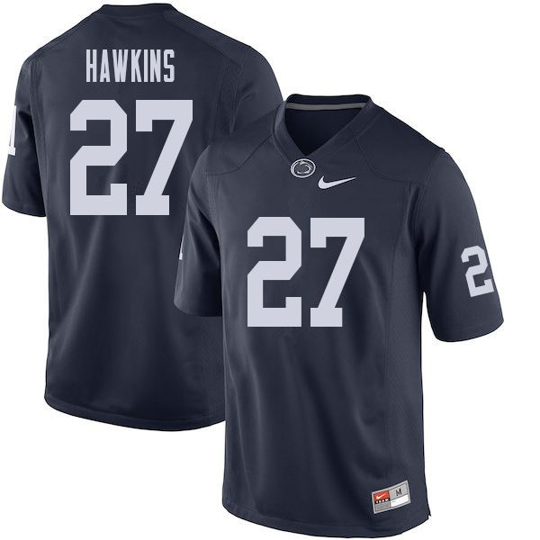 Men #27 Aeneas Hawkins Penn State Nittany Lions College Football Jerseys Sale-Navy